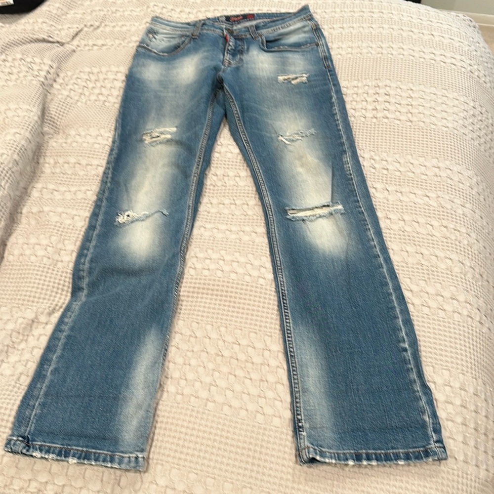 Awesome pair distressed Dsquared2 jeans size 34/34